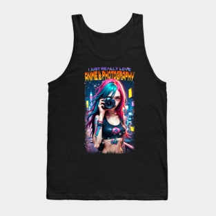 I just really love Anime & Photography 02 Tank Top